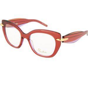 Pomellato Novelty 48mm Cat Eye In Red- New w/Tags